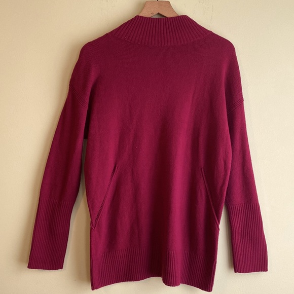 NWT Talbots Wool Blend Mock Neck Tunic Sweater - Picture 3 of 5
